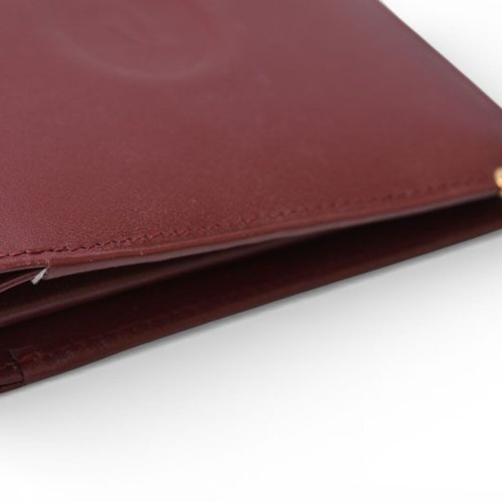 Cartier Folding Wallet Bifold Wallet Vintage Must de - Picture 5 of 14